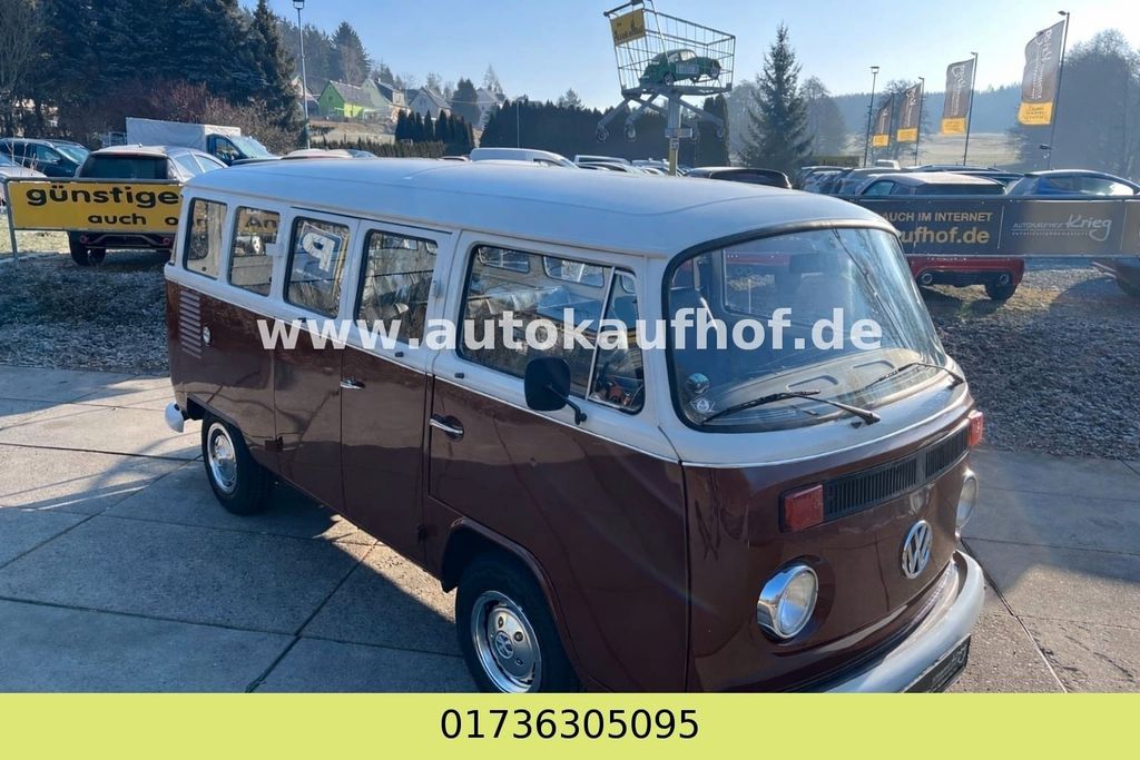 Bild des Angebotes Volkswagen T2 Bulli Fensterbus 9-Sitzer,H Zul. Top,Note 2 !