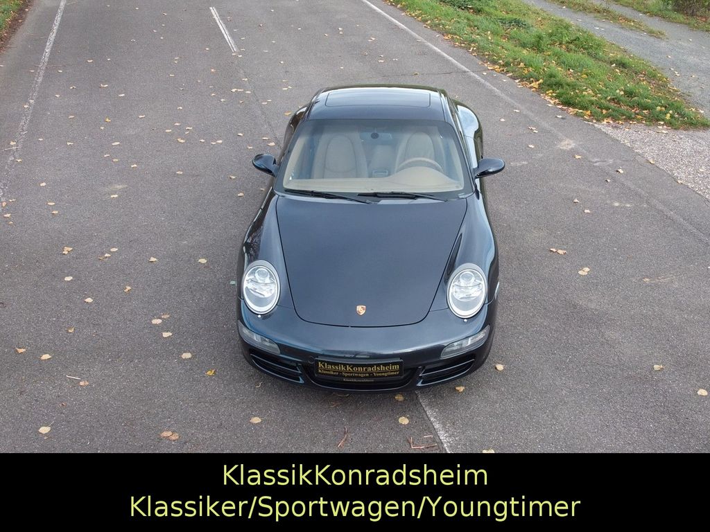 Bild des Angebotes Porsche 997 Carrera 2 atlasgrau/Leder beige orig.58tkm