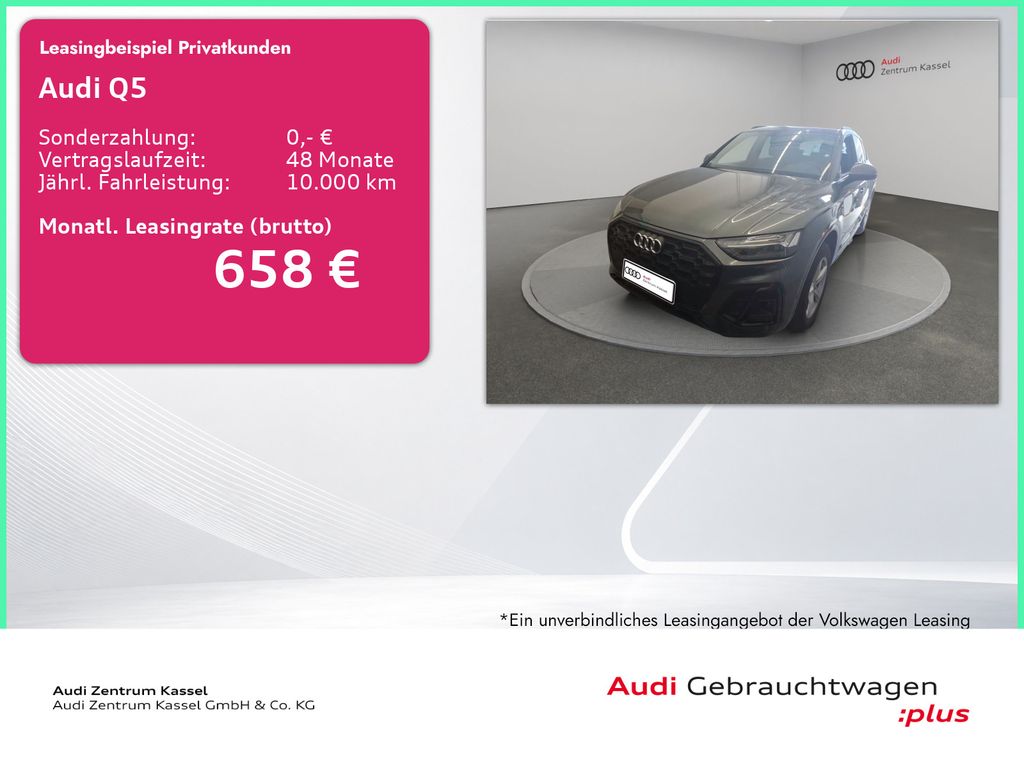 Bild des Angebotes Audi Q5 40 TDI quattro S line Matrix AHK Carplay 360°