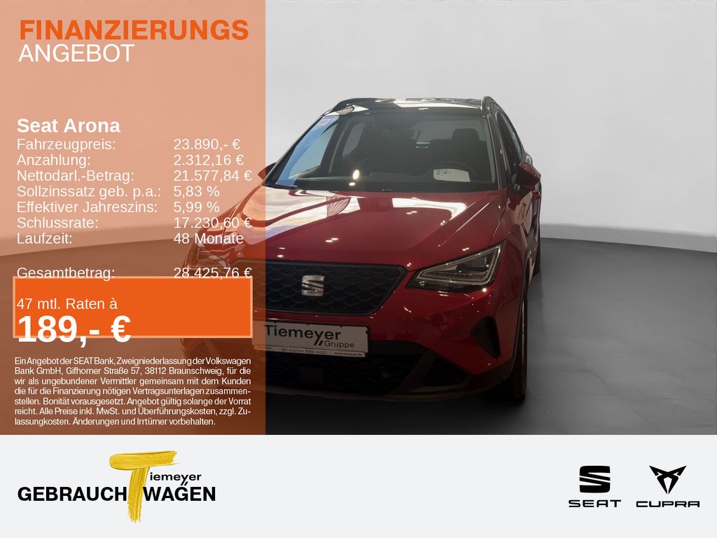 Bild des Angebotes Seat Arona 1.0 TSI DSG STYLE ROAD EDITION LED REAR VI