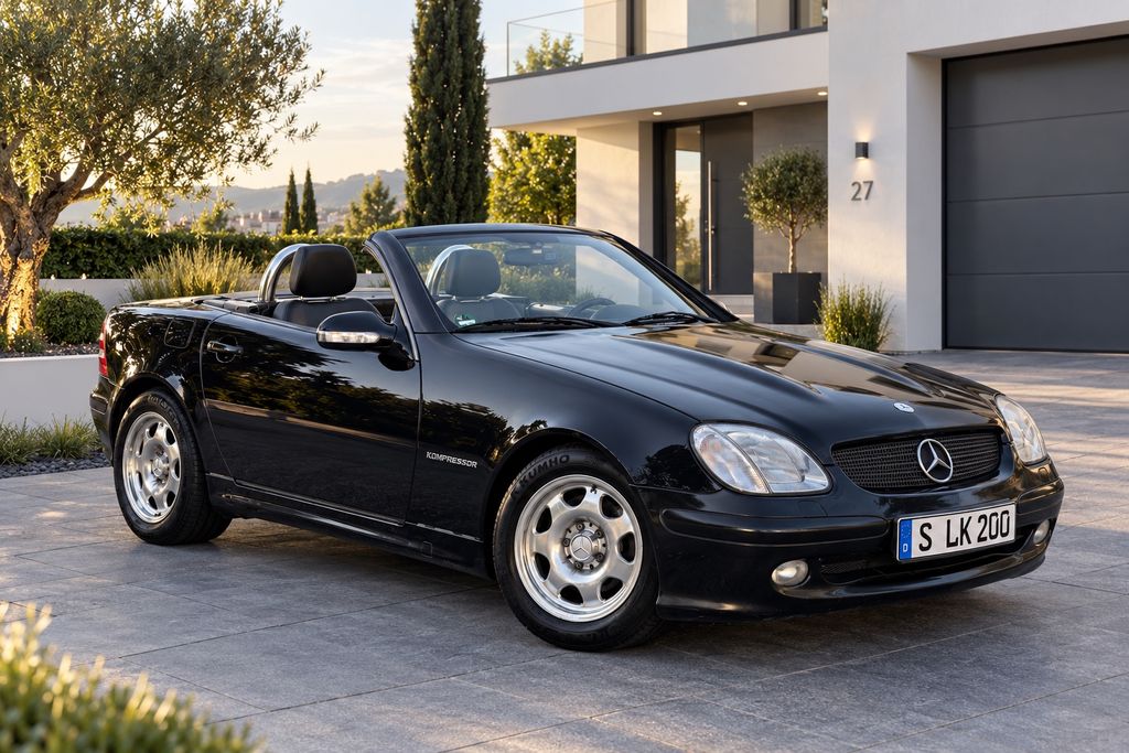 Bild des Angebotes Mercedes-Benz BOSE LEDER CHROMBÜGEL SLK 200 Kompressor