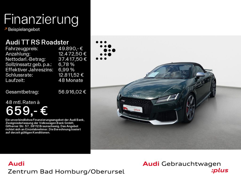 Bild des Angebotes Audi TT RS Roadster qu S tronic*Navi*Matrix*Alu*B&O*V