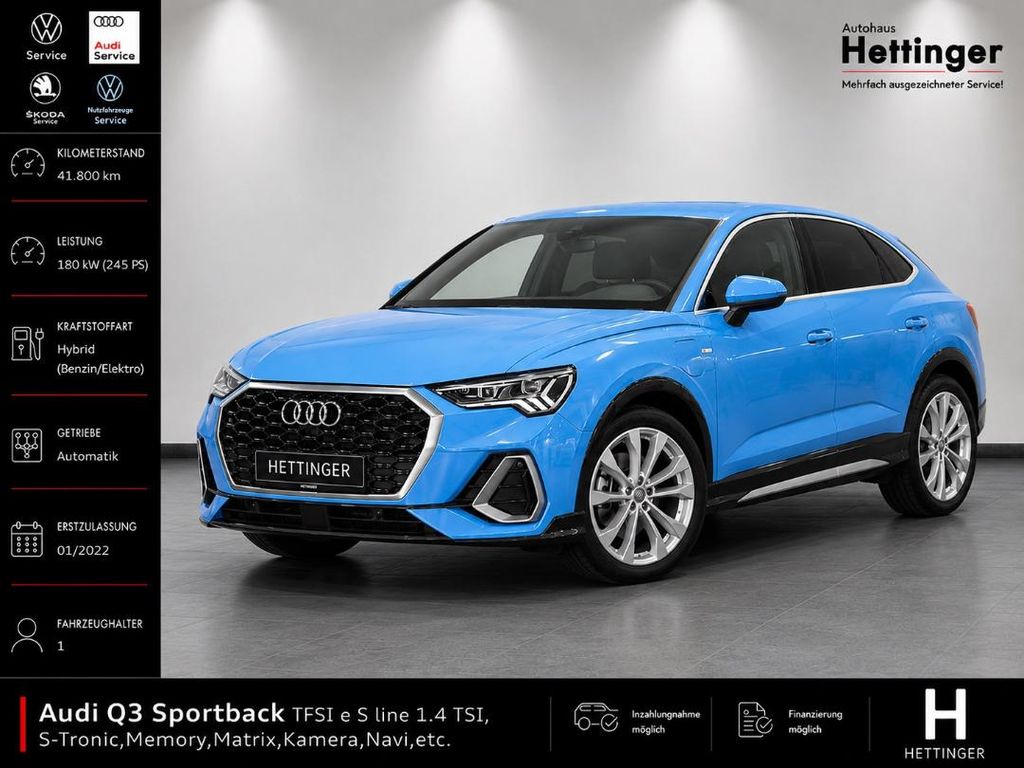 Bild des Angebotes Audi Q3 Sportback TFSI e S line 1.4 TSI,S-Tronic,Memo