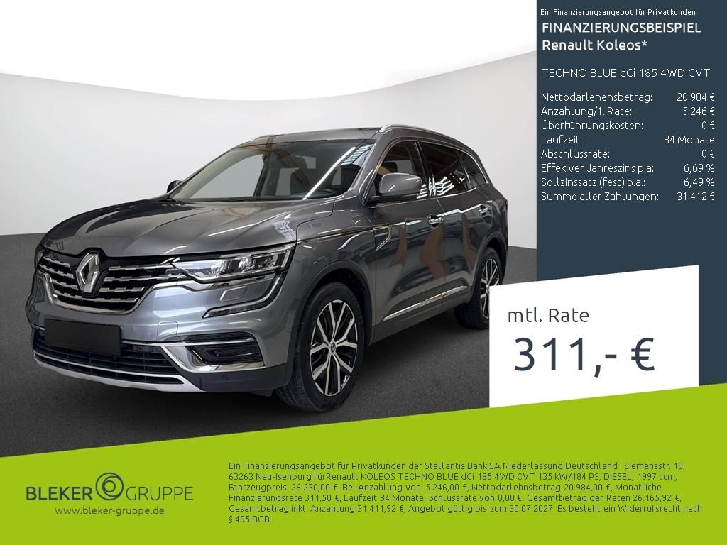 Bild des Angebotes Renault Koleos TECHNO BLUE dCi 185 4WD CVT