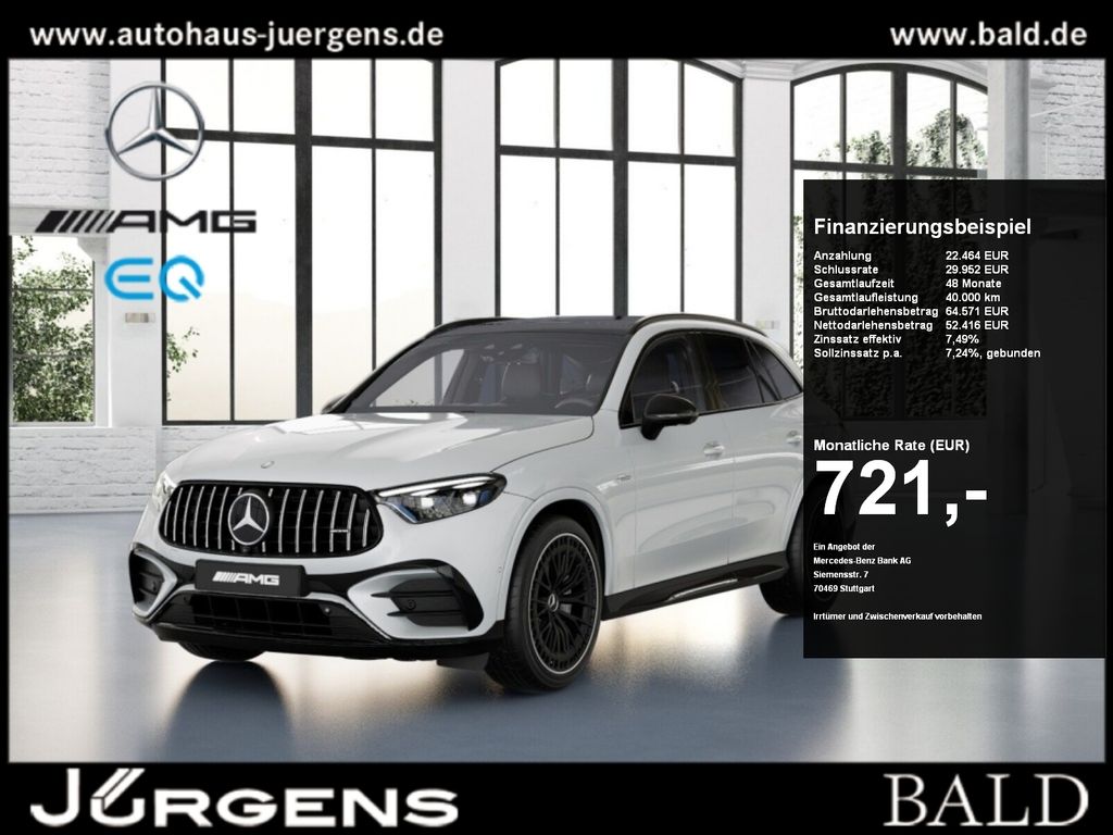 Bild des Angebotes Mercedes-Benz GLC 43 AMG 4M Pano/Burm/HUD/AHK/Night/Stdhz/21'