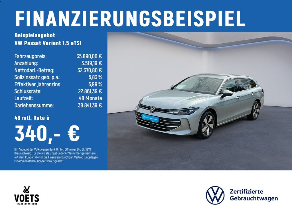 Bild des Angebotes Volkswagen Passat Variant 1.5 eTSI Business LED+AHK+ACC+KAM