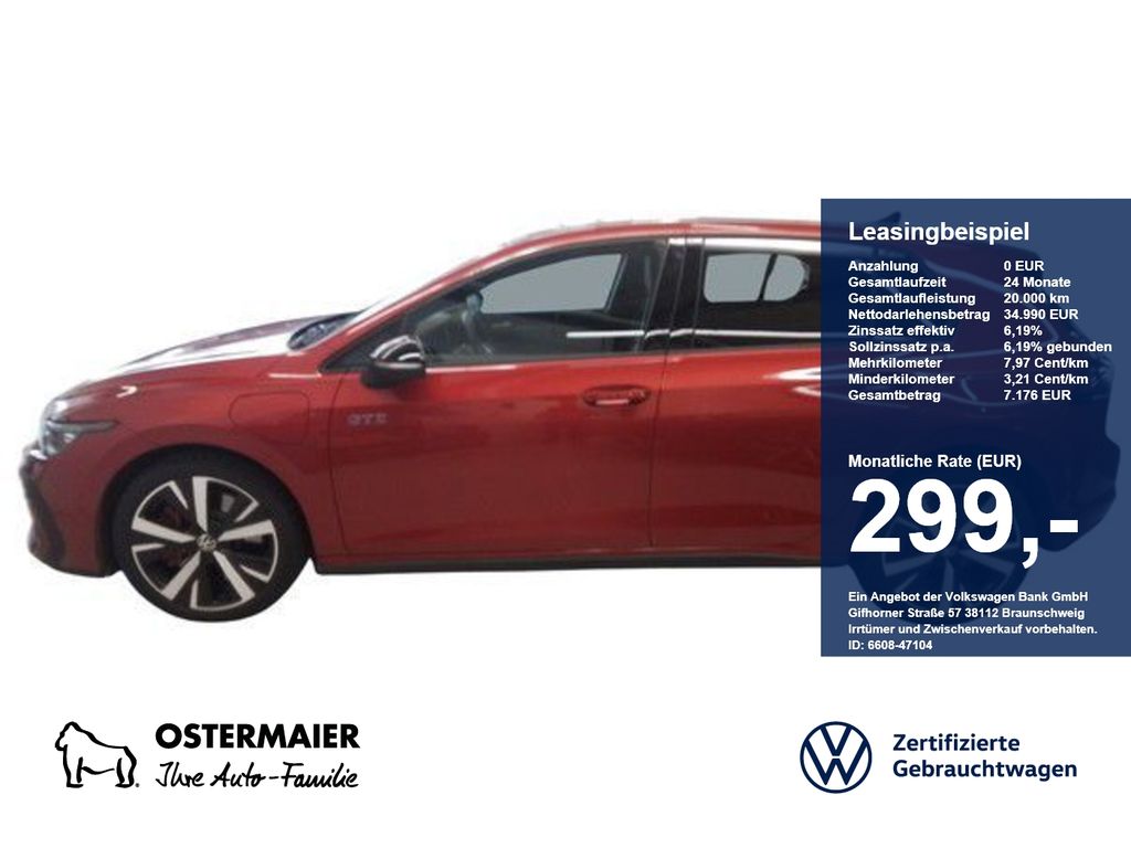 Bild des Angebotes Volkswagen Golf VIII GTE BLACK STYLE 1.5eTSI 272PS DSG HYBR