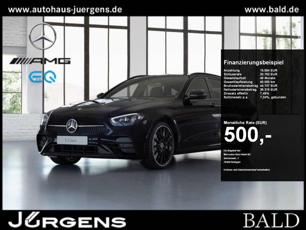 Bild des Angebotes Mercedes-Benz E 400 d 4M T AMG-Sport/Pano/Burm/AHK/Night/Distr