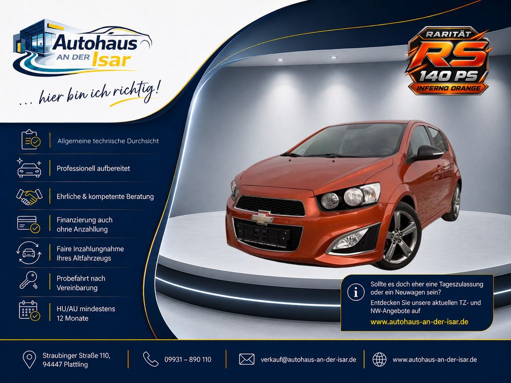 Chevrolet Aveo 1.4 RS *140 PS*VOLL LEDER*KAMERA*RARITÄT!*
