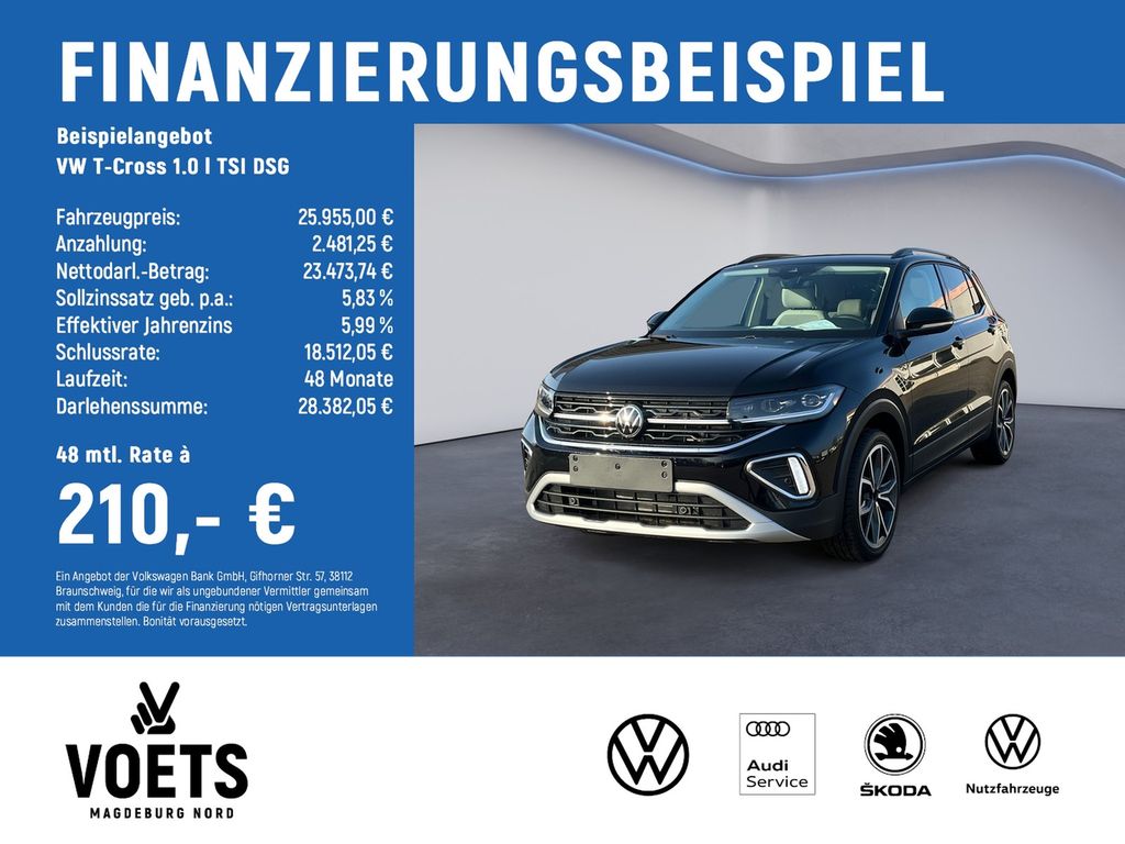 Bild des Angebotes Volkswagen T-Cross 1.0 l TSI DSG Life LED+DAB+ACC