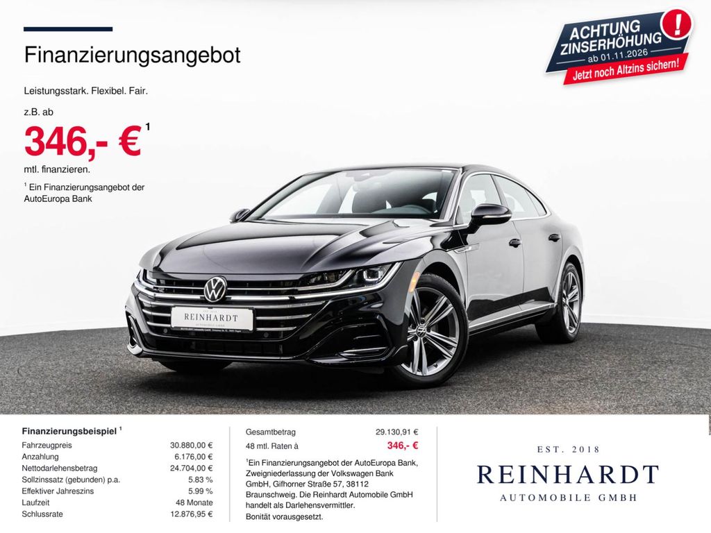 Volkswagen ARTEON LIMOUSINE 2.0TSi R LINE IQ-L/ACC/KAMERA