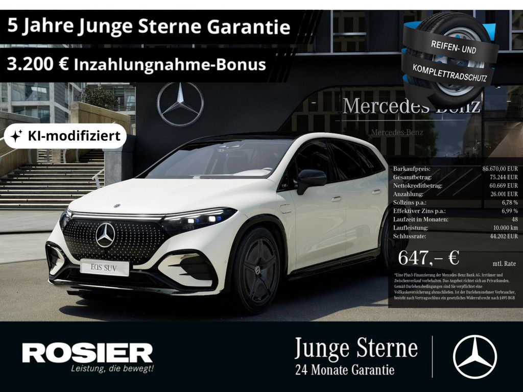 Bild des Angebotes Mercedes-Benz EQS 500 4M SUV AMG Sport Premium+ Hyperscreen BT