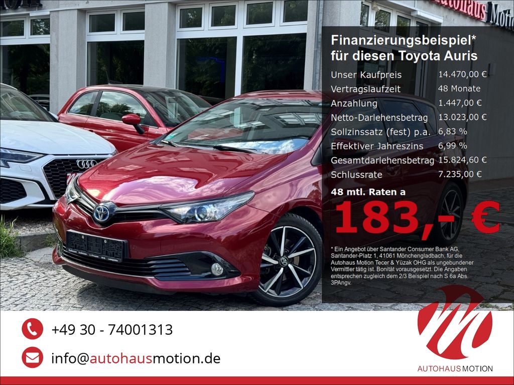 Toyota Auris Hybrid Team D Kamera Kollisionswarner Spur