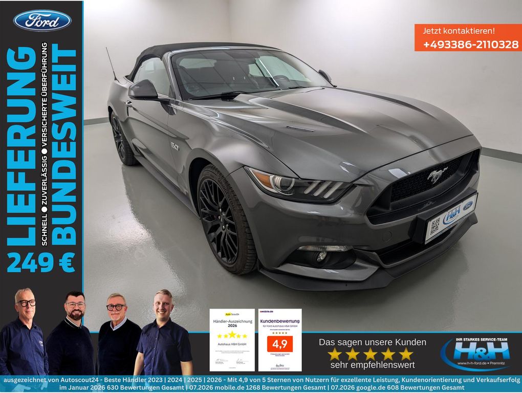 Bild des Angebotes Ford Mustang 5.0 V8 Aut GT Convertible SitzKlima+Xeno