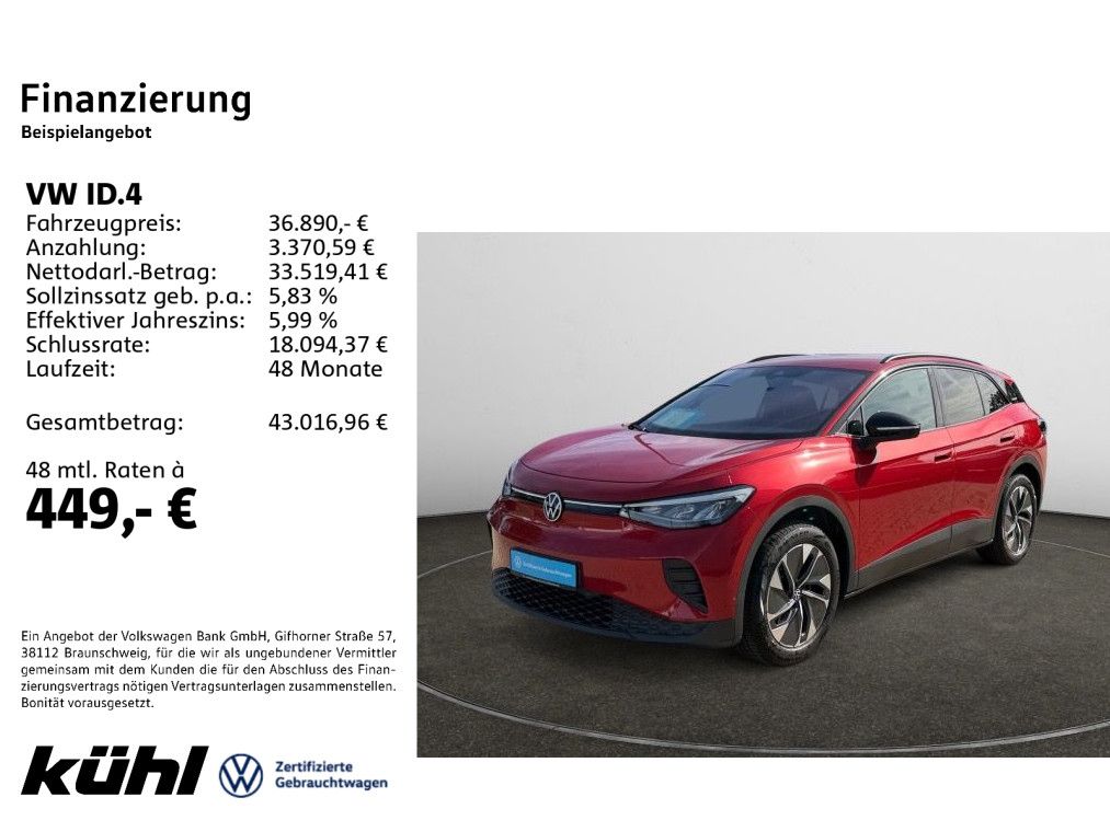 Bild des Angebotes Volkswagen ID.4 125 kW Pure Performance Energy