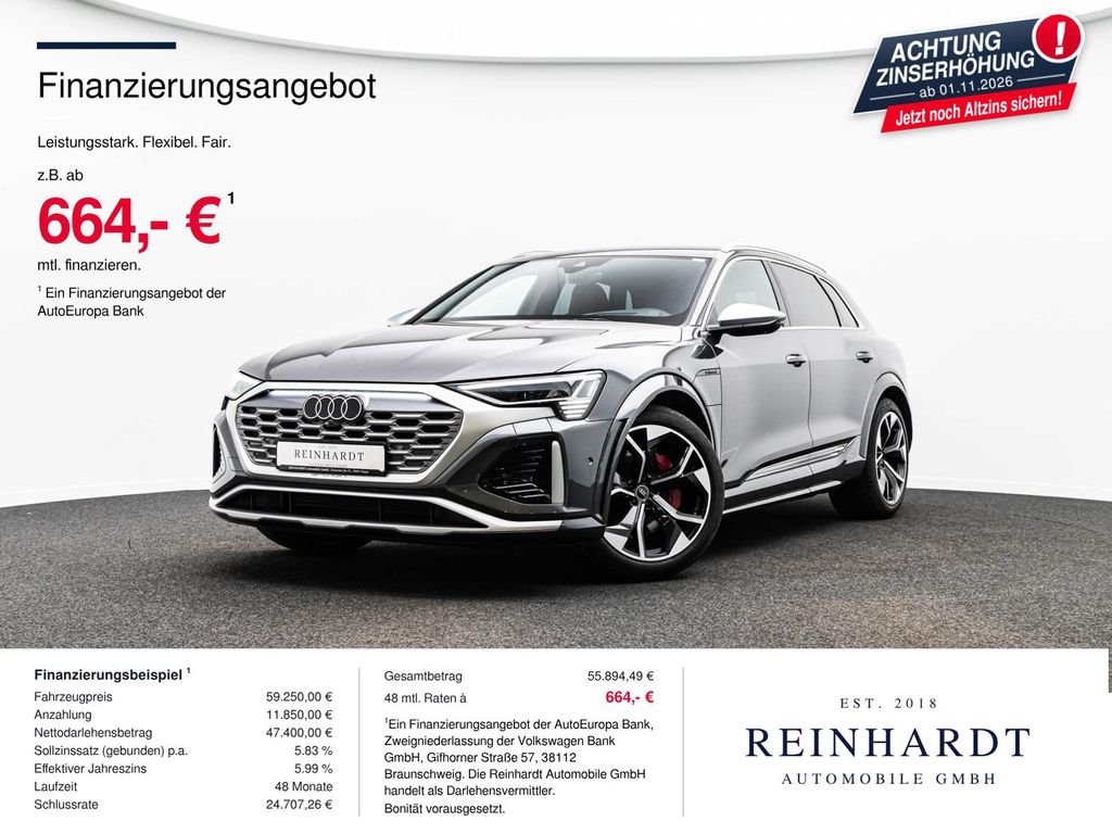 Bild des Angebotes Audi SQ8 E-TRON MATRIX/ACC/HuD/S-SITZE/360°/B&O/SIDE