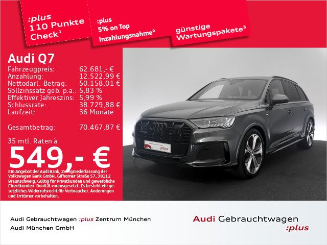 Bild des Angebotes Audi Q7 50 TDI qu. S line AHK/Laser/Pano
