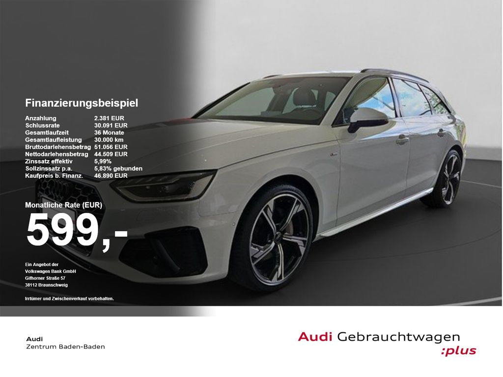 Bild des Angebotes Audi A4 Avant 40 TFSI quattro S tronic S line MATRIX