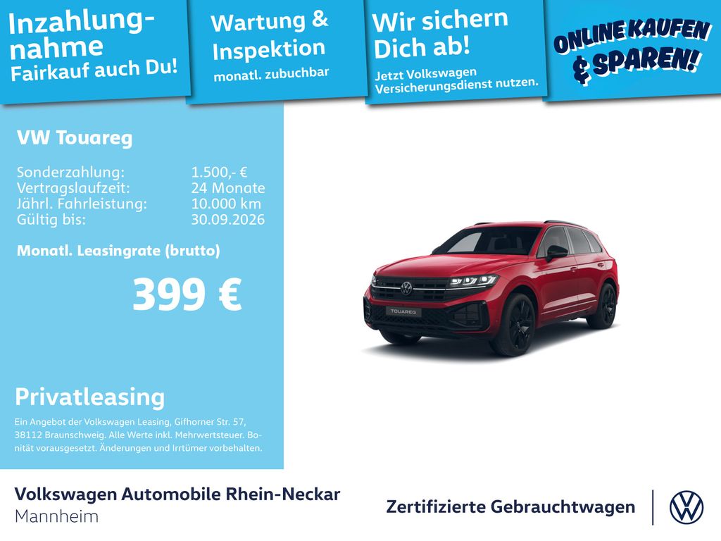 Bild des Angebotes Volkswagen Touareg R-LINE 4Motion 3.0 TDI LED AHK Luftf Sta