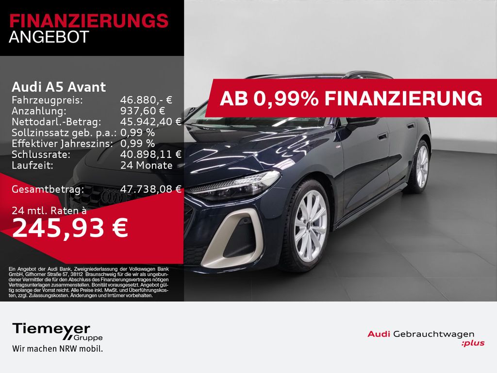 Bild des Angebotes Audi A5 Avant TDI S LINE EDITION 1 LM19 LEDER AHK MAT