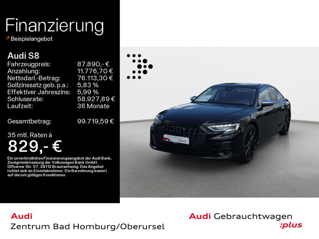 Bild des Angebotes Audi S8 TFSI qu tiptronic*Navi*DVD*Matrix*HUD*B&O*Pan