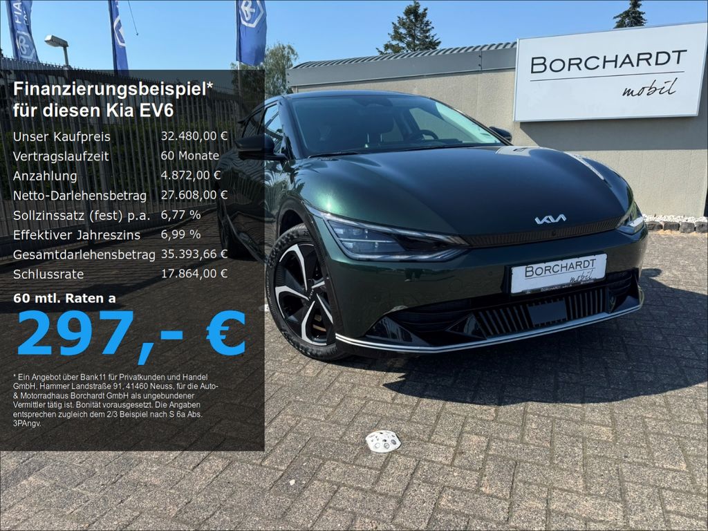 Bild des Angebotes Kia EV6 *77-kWh*Leder*SHZ*BatterieZertifikat*Pakete*