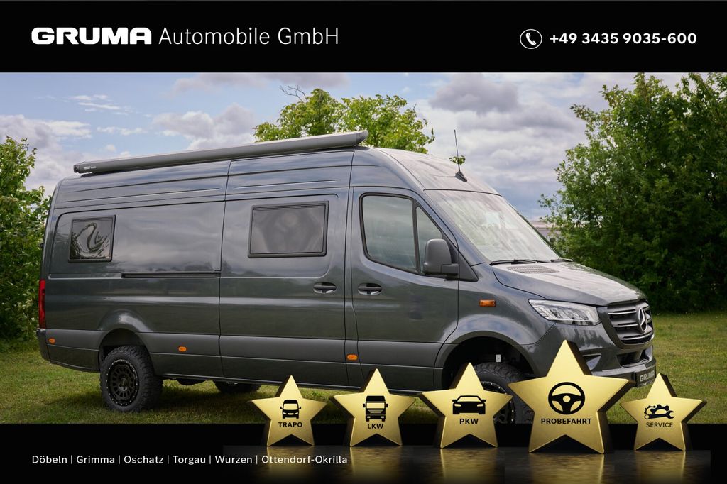 Bild des Angebotes Mercedes-Benz Sprinter 419 CDI Hochdach 4x4 Küche+Bad+GARAGE+