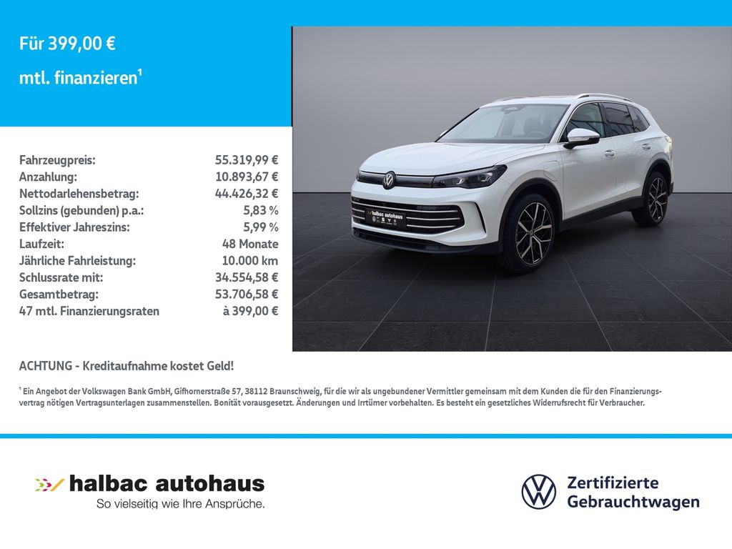 Bild des Angebotes Volkswagen Tiguan 1.5 eHybrid 130 kW Elegance+WR+AHK+IQLI