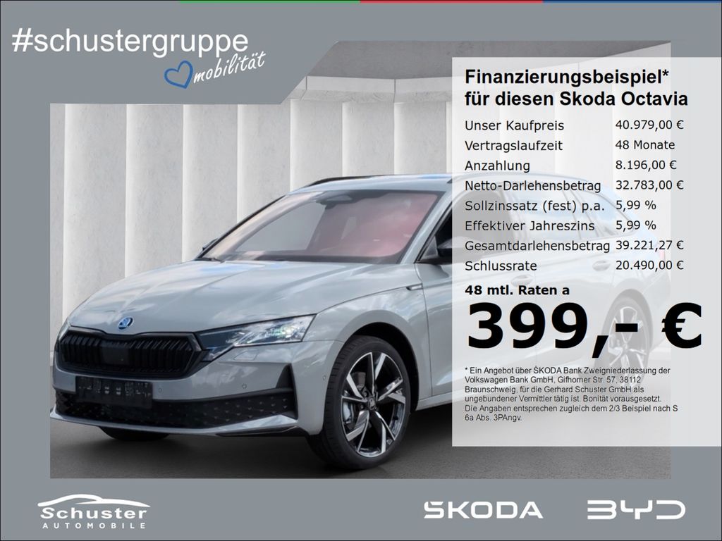 Bild des Angebotes Skoda Octavia Combi SPORTLINE 4x4 2.0TSI*AHK Panodach