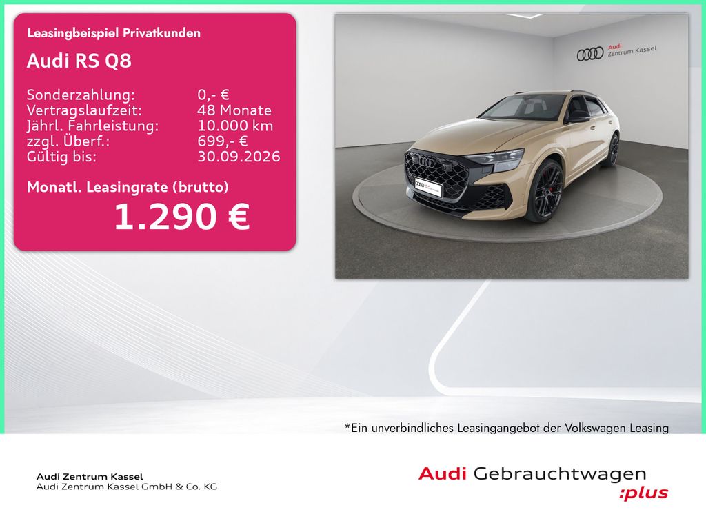 Bild des Angebotes Audi RS Q8 4.0 TFSI quattro Laser B&O AHK HuD Kamera