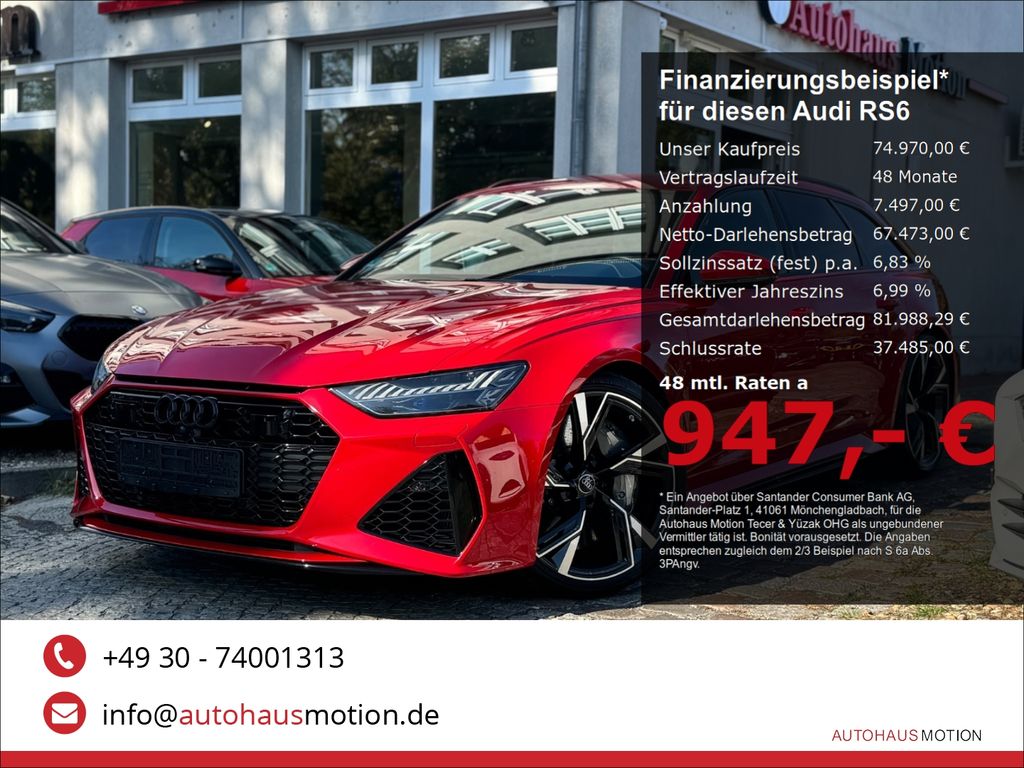 Bild des Angebotes Audi RS6 Avant 4.0 TFSI quattro Matrix Navi ACC Kamer