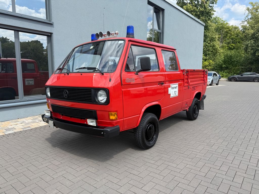 Bild des Angebotes Volkswagen T3 Syncro 4x4 Pritsche Doka Feuerwehr