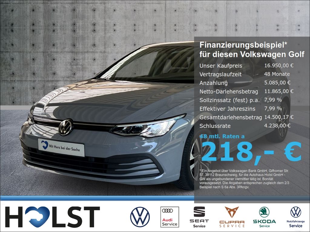 Bild des Angebotes Volkswagen Golf VIII 1.5TSI United HuD Standh AHK ACC Kamer