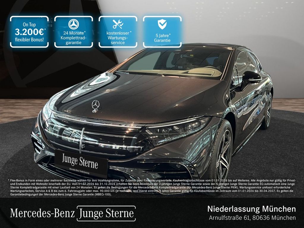 Mercedes-Benz EQS 500 4M AMG/PREMIUM/PANO/20"/SERVO/BURM/FONDP