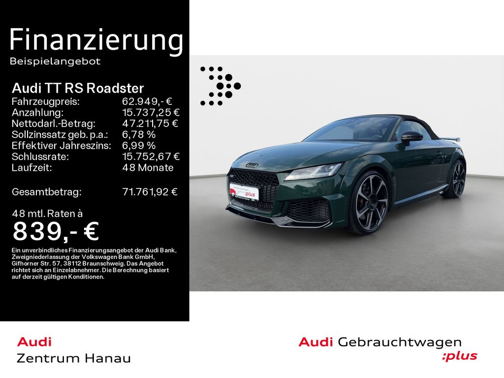 Bild des Angebotes Audi TT RS Roadster S tronic *RS ESSENTIALS*280 KM/H*