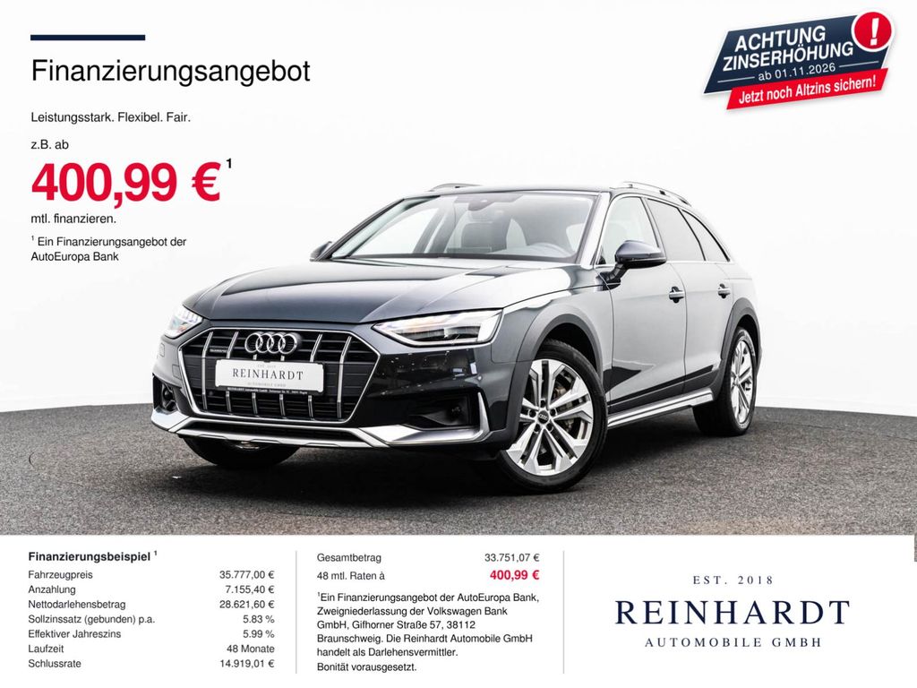 Bild des Angebotes Audi A4 ALLROAD 45TFSi Q MATRIX/ACC/KAM./SIDE/MEMORY