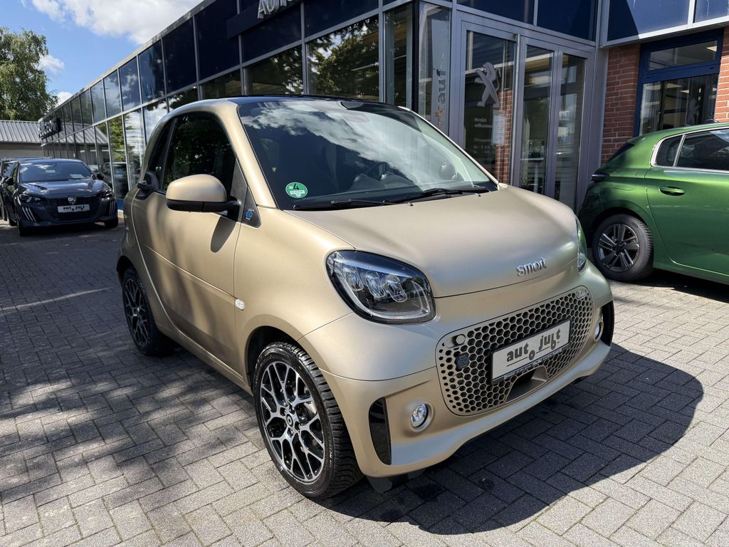 Bild des Angebotes Smart forTwo edition greenflash JBL LEDER ALU MATT
