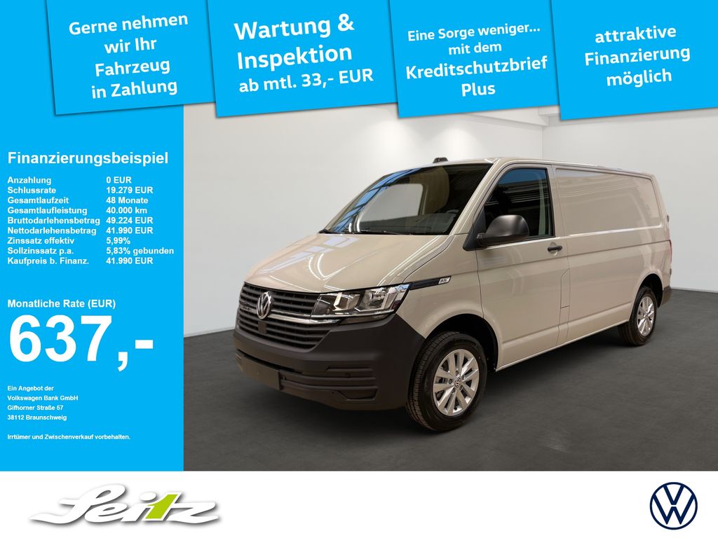 Bild des Angebotes Volkswagen T6.1 Transporter Kasten 2.0 TDI KR *AHK*APPCON*P