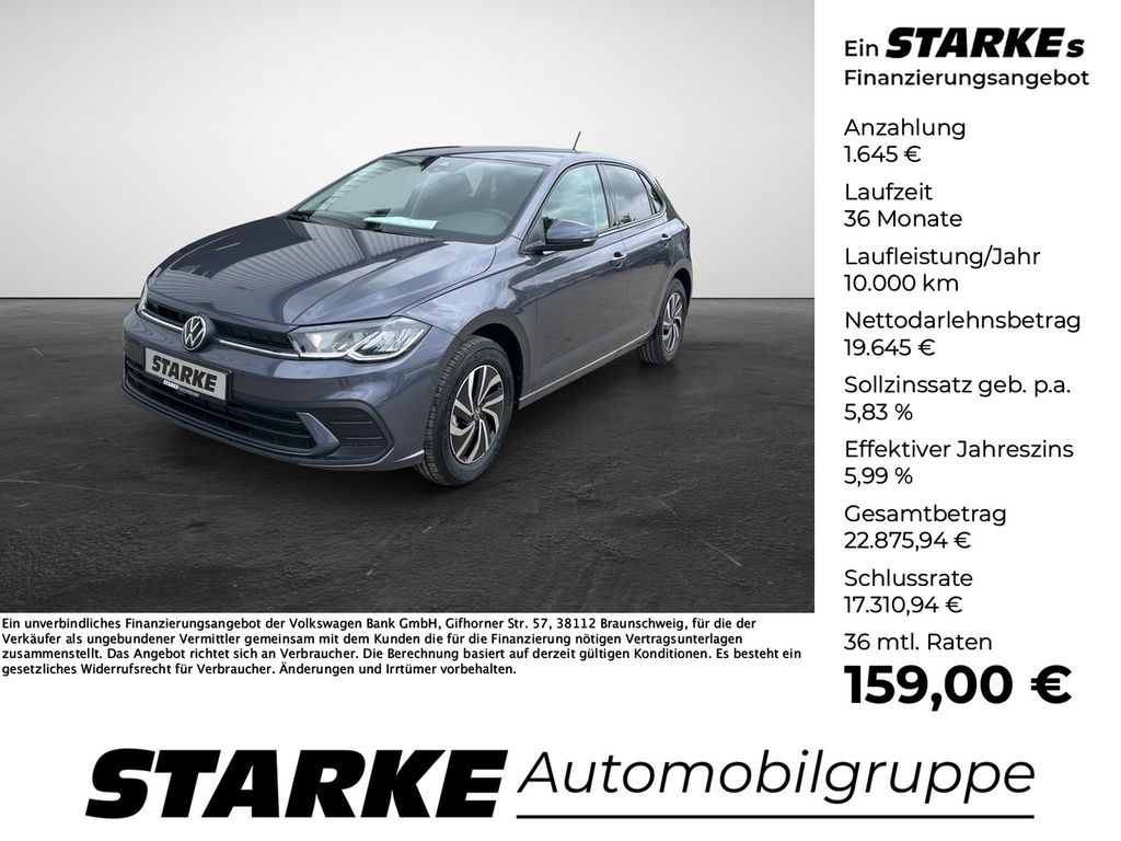 Bild des Angebotes Volkswagen Polo 1.0 TSI DSG Life  LED Kamera PDC LM Tempo K