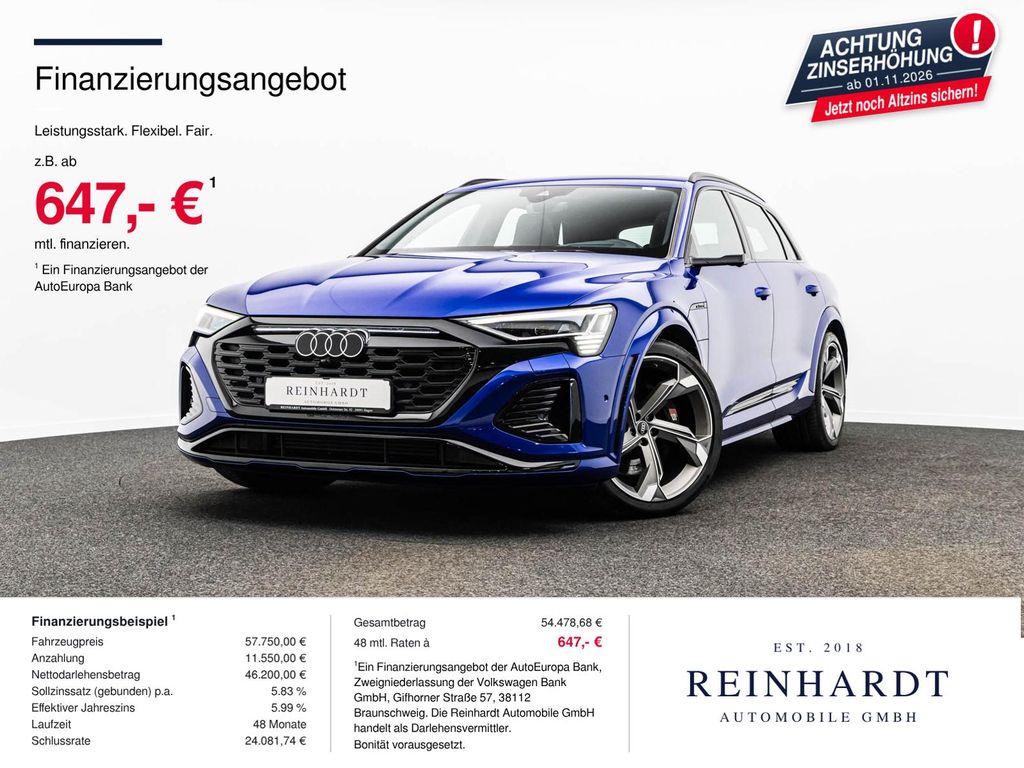 Bild des Angebotes Audi SQ8 E-TRON BLACK/22Z./MTRX/ACC/HuD/PANO/S-SITZE