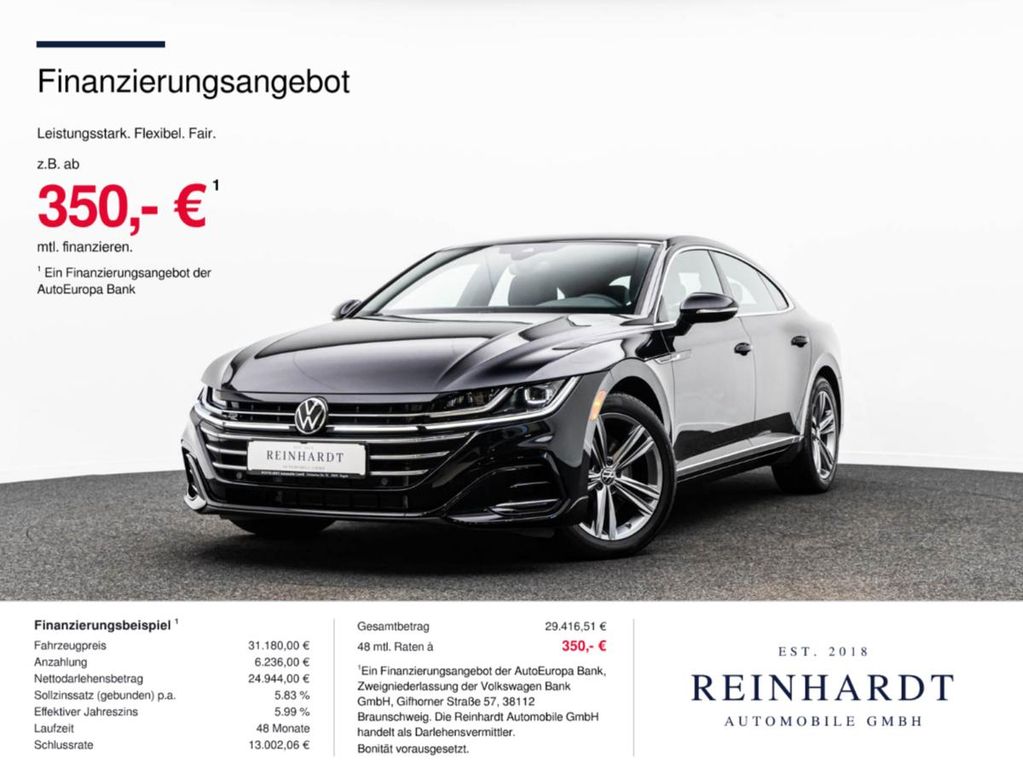 Bild des Angebotes Volkswagen ARTEON LIMOUSINE 2.0TSi R LINE IQ-L/ACC/KAMERA