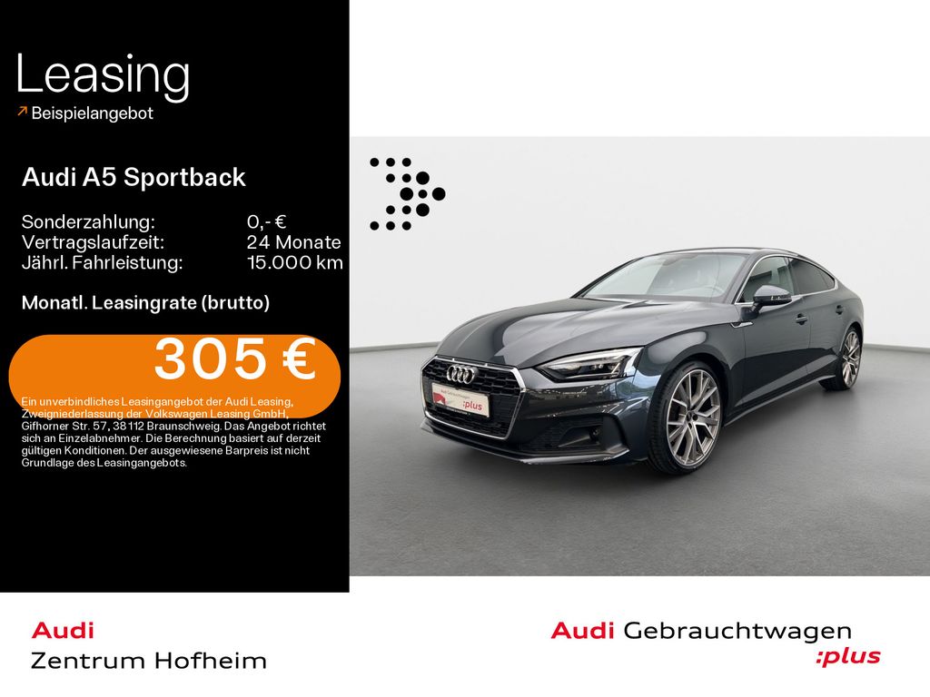Bild des Angebotes Audi A5 Sportback 35 TFSI *PDC*KAM*LED*NAV*SHZ*