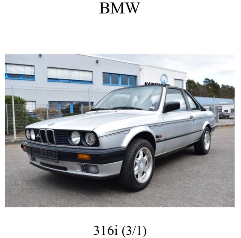 Bild des Angebotes BMW 316i E30 Baur HardtopCabrio 1.Hand H-Abnahme TOP