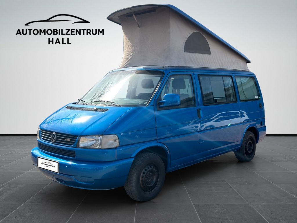 Bild des Angebotes Volkswagen T4 California Syncro 4x4 1.HAND Atlantis Blau