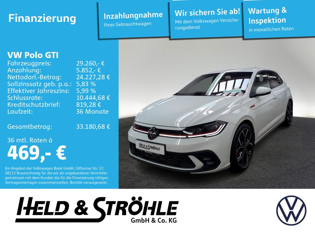 Bild des Angebotes Volkswagen Polo GTI 2.0 TSI DSG 18 NAVI IQ.DRIVE R-KAM SHZ