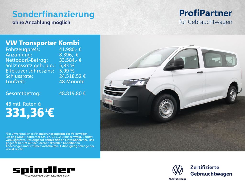 Bild des Angebotes Volkswagen Transporter Kombi DSG / 9-Sitzer, AHK, RFK, LED