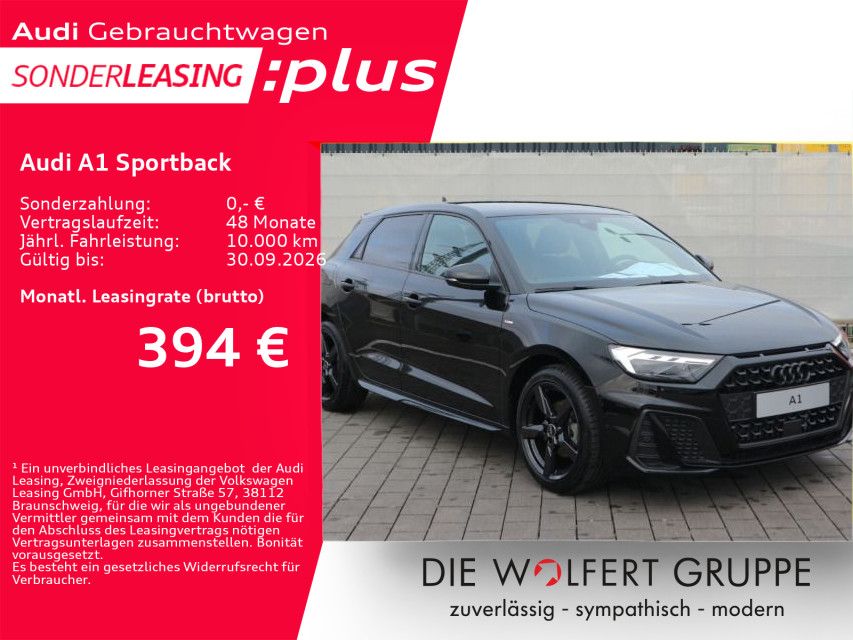 Bild des Angebotes Audi A1 Sportback S line 30 TFSI S troniC*CARPLAY*LED