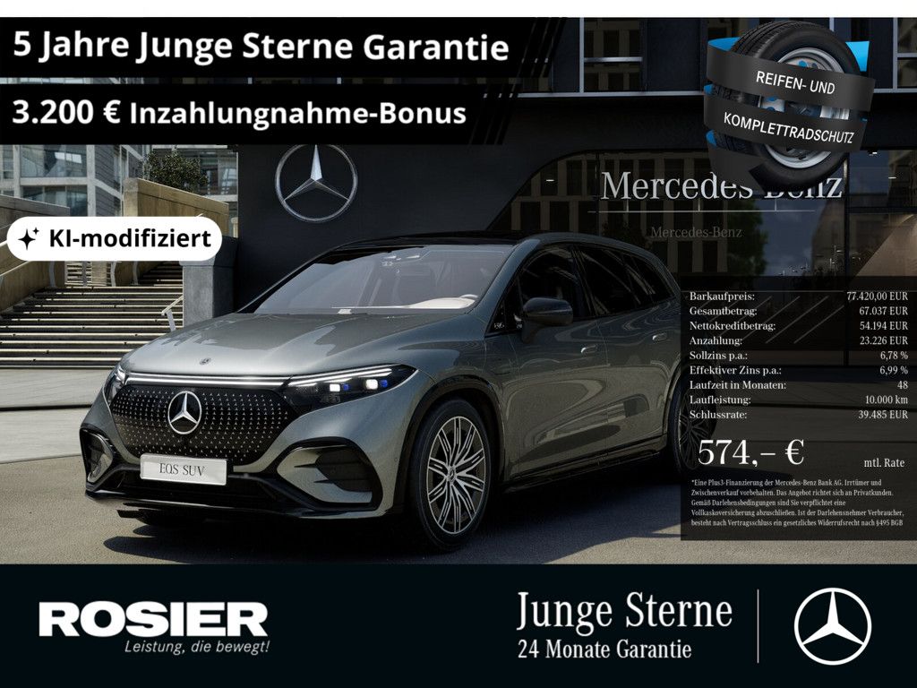 Bild des Angebotes Mercedes-Benz EQS 450 SUV 4M AMG Premium+ NIGHT PANO HUD LED