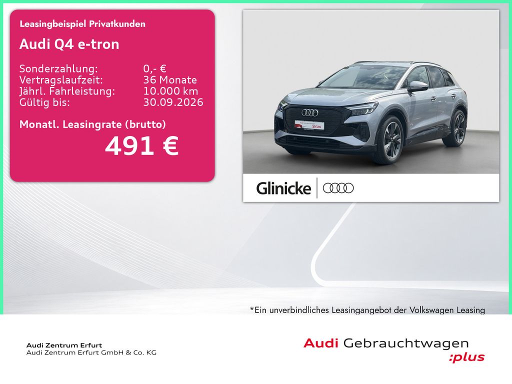 Bild des Angebotes Audi Q4 45 e-tron advanced LED Navi AHK Assistenzpake