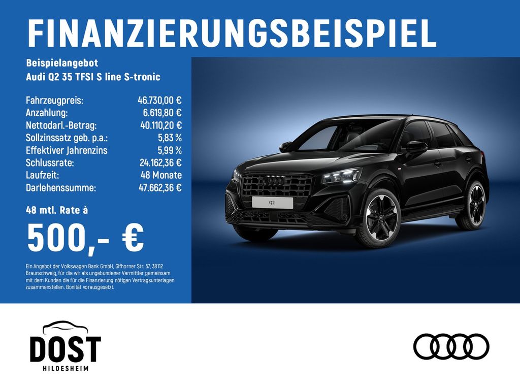 Bild des Angebotes Audi Q2 35 TFSI S line S-tronic NAVI+SHZ+LED
